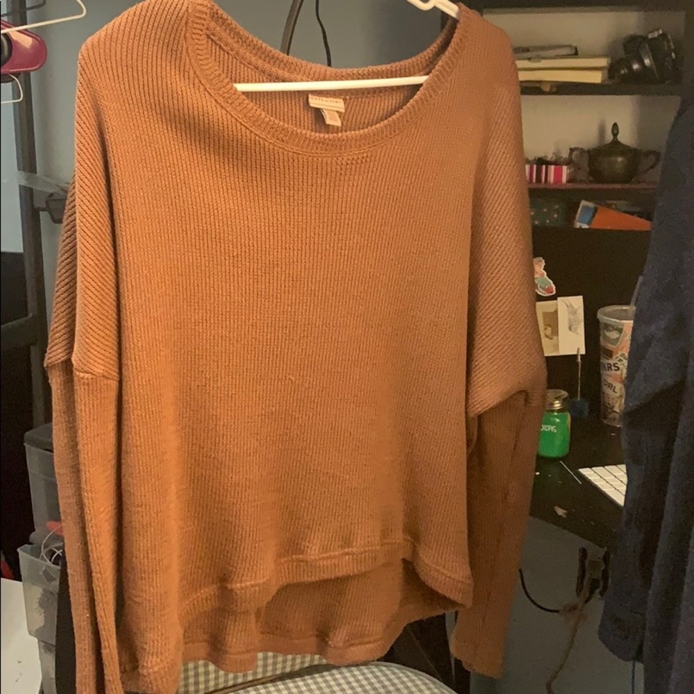 Tawny brown sweater